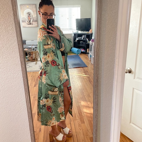 Other - Handmade Satin Kimono